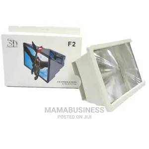 F2 Box Shaped 3D Screen Magnifier - White