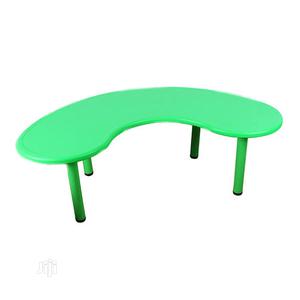 Half Moon Plastic Nursery Activity Classroom Table