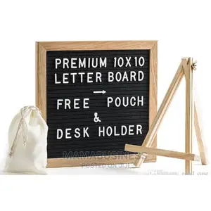 10*10 Changeable Letter Board Display Stand With Complete Accessories