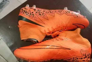 Size 45 Orange Colour Hypervenom Ankle Boot