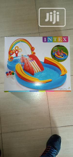 Children Swimming Pool With Slide Play Is Available