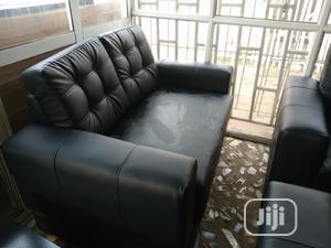 Quality 7 Seater Living Room Leather Sofa Chair.