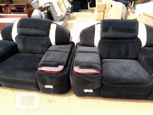 Modern 7 Seater Living Room Fabric Made Sofa Chair.