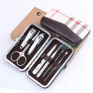 Leather Pouch - Manicure and Pedicure Nail Care Set