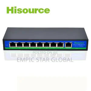 Hisource 8port Smart Switch 10/100mbps POE