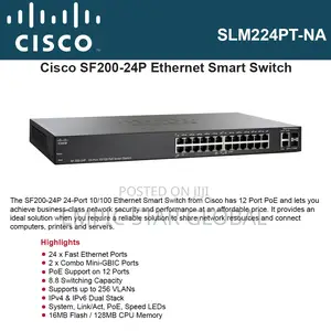 Cisco Smar Switch SF200-24P