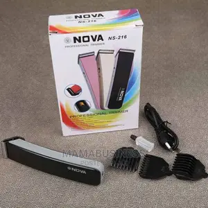 Nova Hair and Beard Trimmer for Men - Black