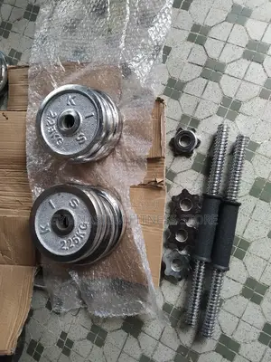 Pair Of10kg Dumbbell( Silver) Xty