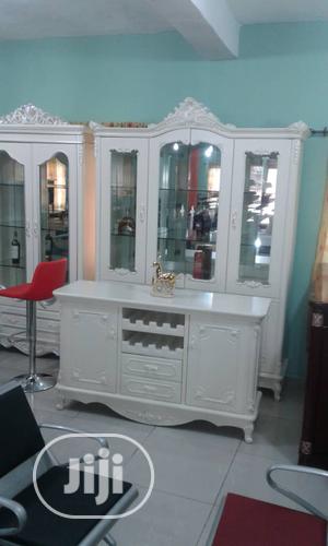 White Bar Top Glass