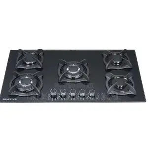 Tabletop 5 Gas Burner Inbuilt Hob With Auto Ignition