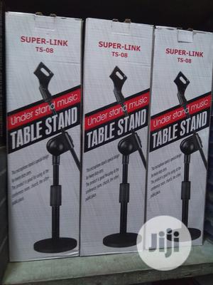 Professional Portable Round Based Table Microphone Stand