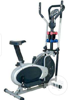 4 Handle Orbitrac Elliptical Bike With Dumbbells