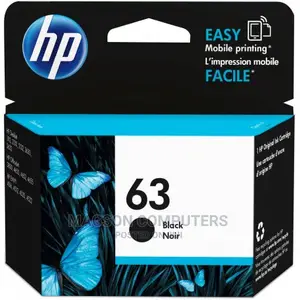 Original HP 63 Black Ink Cartridge