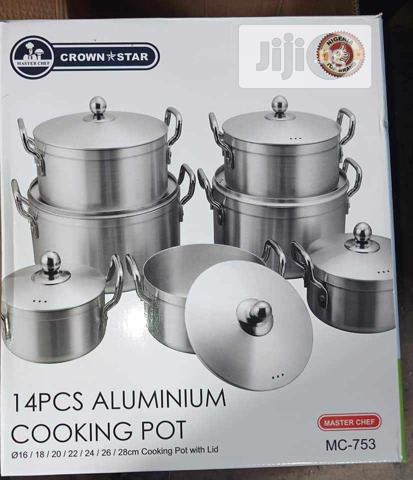 14 Pieces Aluminum Cooking Pot In Ipaja Kitchen Dining Jameelah Damilola Jiji Ng