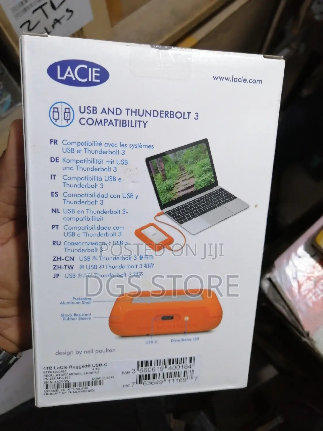 Lacie Rugged 4tb Usb C Hard Drive