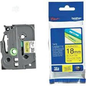 Brother Tze-641 18mm Black on Yellow Labeling Tape