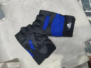 Adidas Glove Blue And Black Gym
