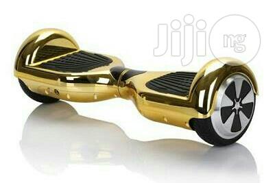Balancing Bluetooth Hoverboard Scooter - Chrome Gold