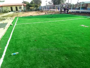 Fake Synthetic Grass For Kids Playground Park Installation