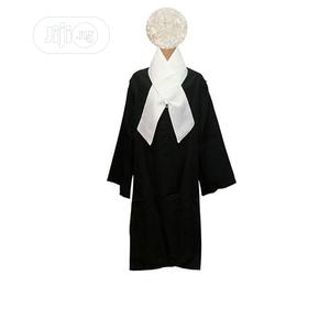 Full Lawyer Costume With Wig -Black Whute