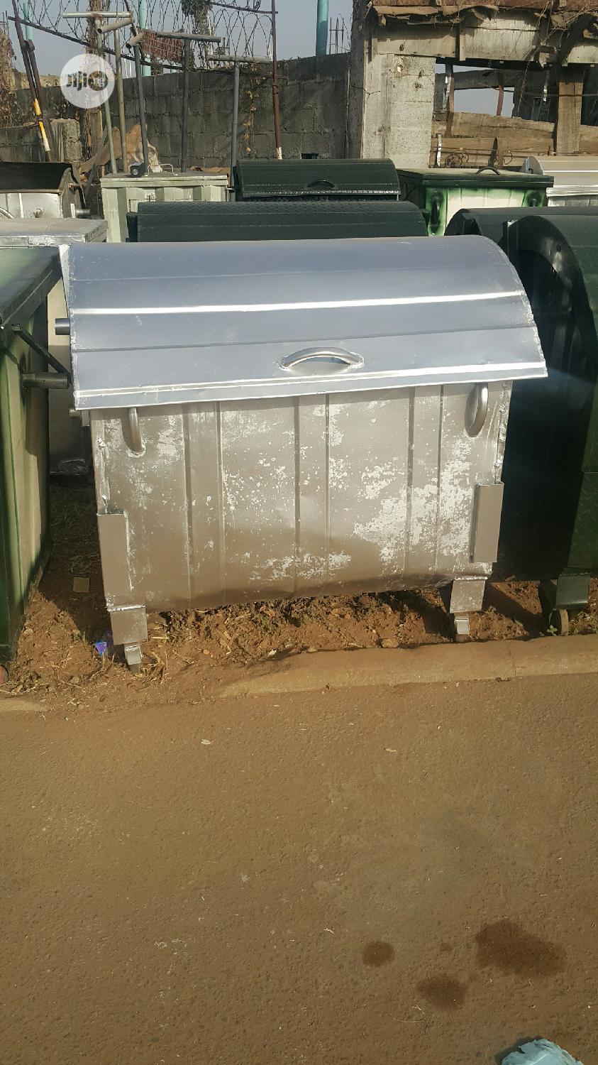 Galvanized 1200 LTR Aepb Specified Waste Bin