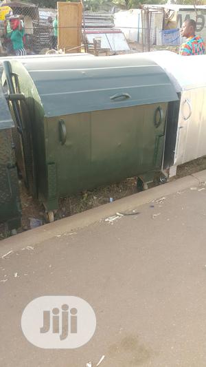 Galvanized Waste Bin