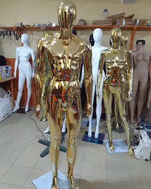 Gold Chrome Mannequins