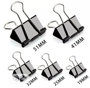 Paper Clip Mm Foldback Metal Binder Clips Black Grip