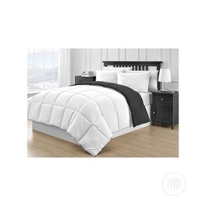 Plain White Duvet,Bedsheet With 4 Pillow Cases