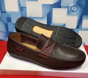 Quality Men's Clarks Designers Loafer Shoes in Deep Brown