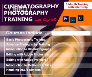 Photography, Video Production And Editing Training