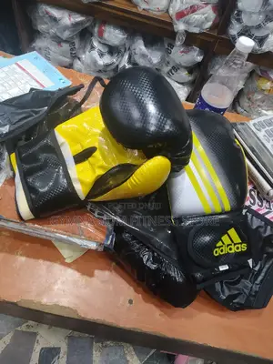 Boxing Gloves Yellow And Black