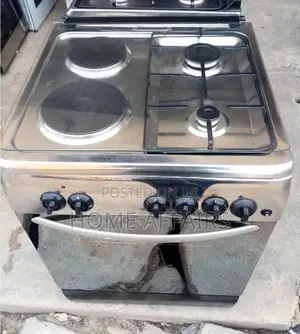 Clean 4 Burner Gas Cooker + Oven Grill [Pay on DELIVERY]