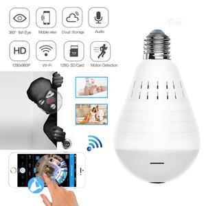 Wireless Panoramic Home Security Wifi CCTV Fisheye Bulb