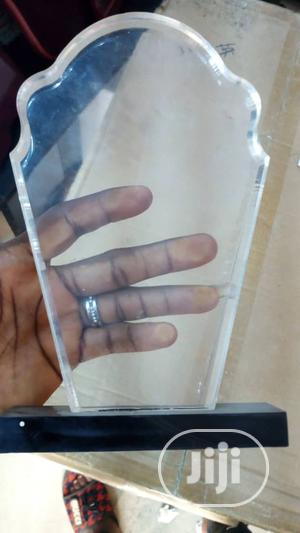 Glass Award Acrylic With Print