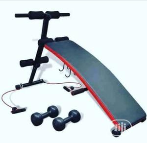 Sit Up Bench With Dumbbells