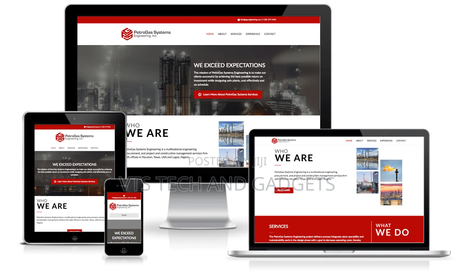 Professional Website Design and Development Servives