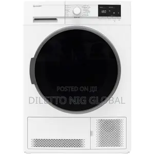 Sharp KD-GCB8S7GW9-EN 8kg Condenser Tumble Dryer