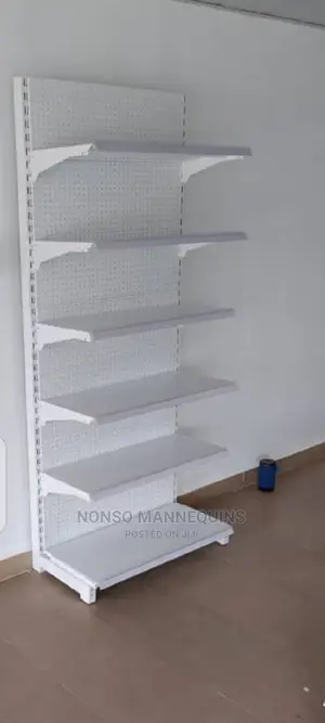 Single Supermarket Shelves