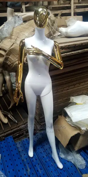 Gold White Faceless Female
