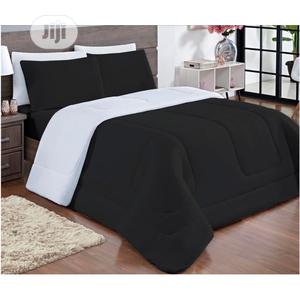 Black Duvet With 4 Pillow Cases