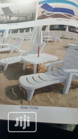 Swimming Chair, Table And Umbrella