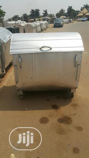 Galvanized Waste Bin. Free Delivery Within Abuja