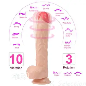 Silicone Rechargeable Remote Control Vibration Speed Dildo