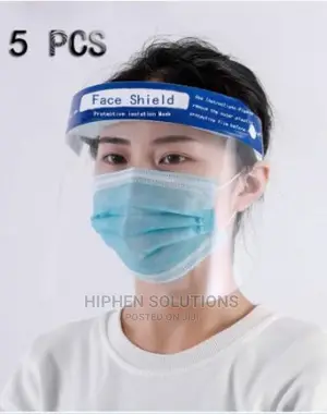 5pcs Re-usable Face Shield