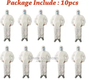 10pcs Protective Coverall Body Suite