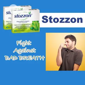 Stozzon Chlorophyll Dragees for Mouth Odour and Body Odour