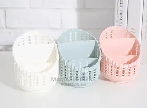 Table Desk Basket Creative Storage Tube Organizer