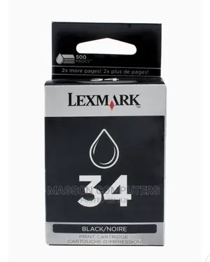 Lexmark #34 High Yield Black Print Cartridge
