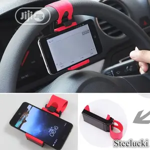 Car Steering Wheel Bike Clip Mount Mobile Phone Stand